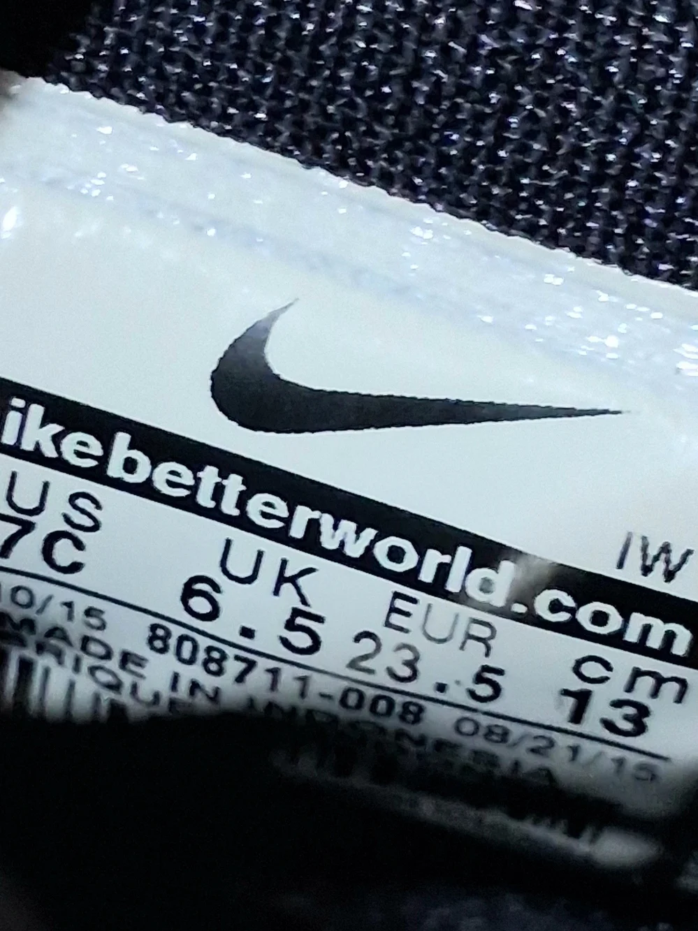 Nike Kids' Multicolor Athletic Shoes - Black/Neon Orange Accent